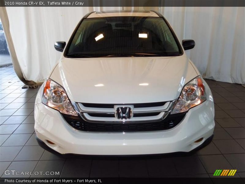 Taffeta White / Gray 2010 Honda CR-V EX