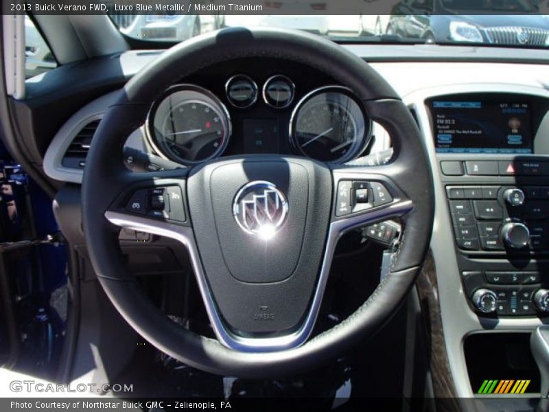 Luxo Blue Metallic / Medium Titanium 2013 Buick Verano FWD