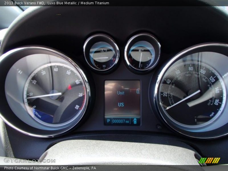 Luxo Blue Metallic / Medium Titanium 2013 Buick Verano FWD