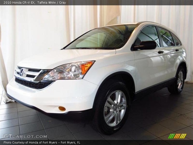 Taffeta White / Gray 2010 Honda CR-V EX