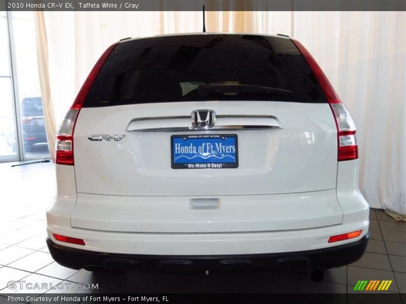Taffeta White / Gray 2010 Honda CR-V EX