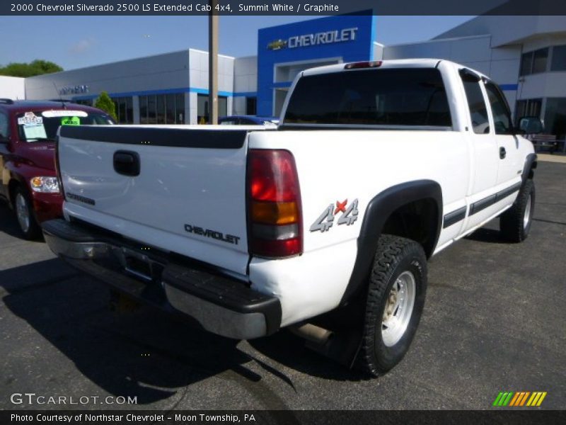 Summit White / Graphite 2000 Chevrolet Silverado 2500 LS Extended Cab 4x4