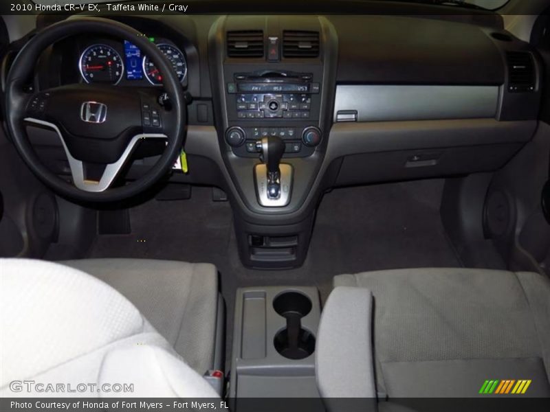 Taffeta White / Gray 2010 Honda CR-V EX