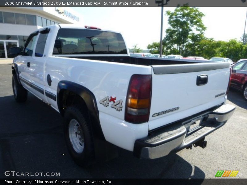 Summit White / Graphite 2000 Chevrolet Silverado 2500 LS Extended Cab 4x4