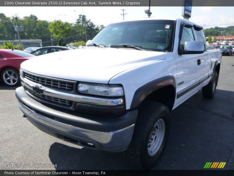 Summit White / Graphite 2000 Chevrolet Silverado 2500 LS Extended Cab 4x4