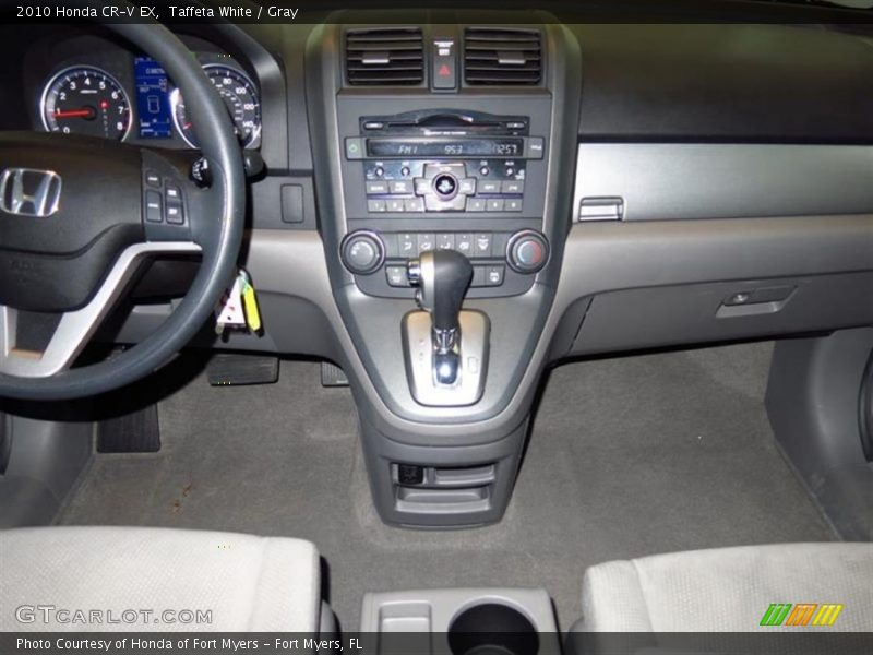 Taffeta White / Gray 2010 Honda CR-V EX