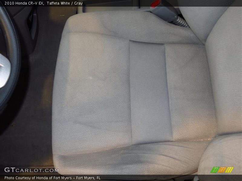 Taffeta White / Gray 2010 Honda CR-V EX