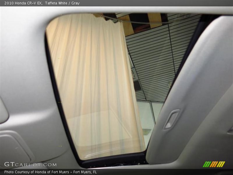 Taffeta White / Gray 2010 Honda CR-V EX