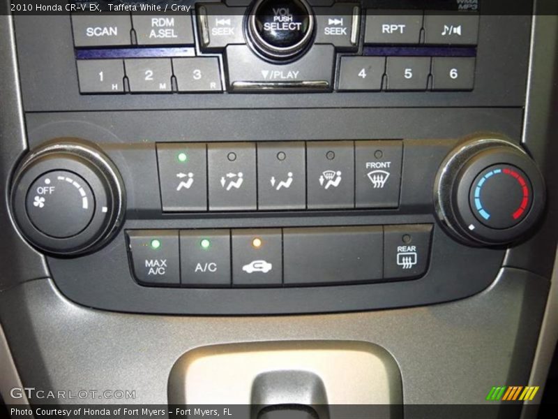 Controls of 2010 CR-V EX