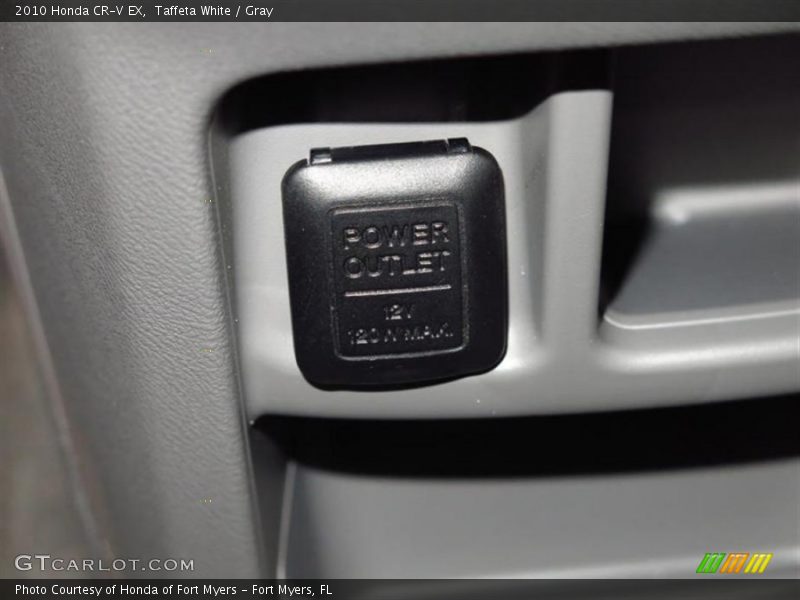 Taffeta White / Gray 2010 Honda CR-V EX