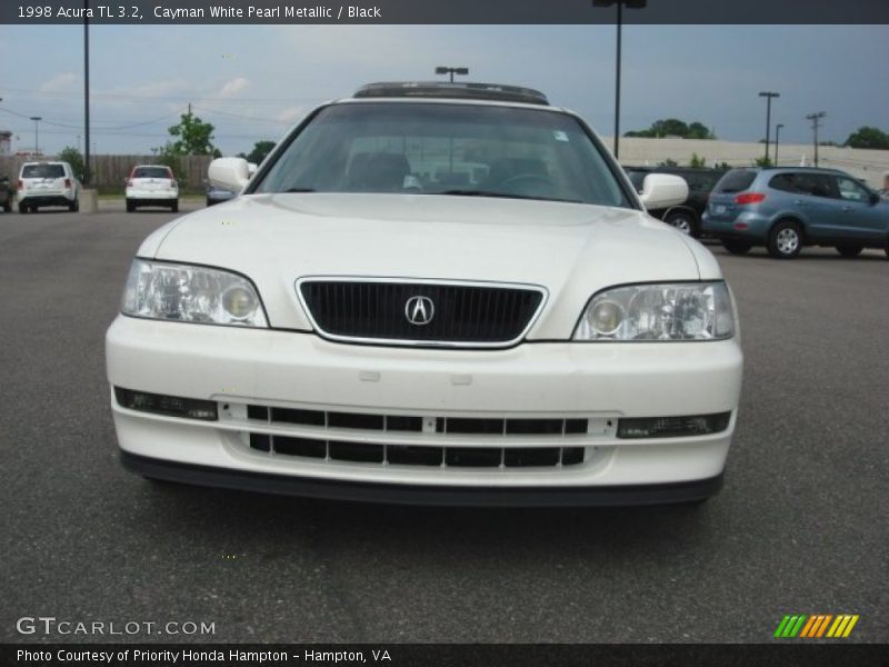 Cayman White Pearl Metallic / Black 1998 Acura TL 3.2