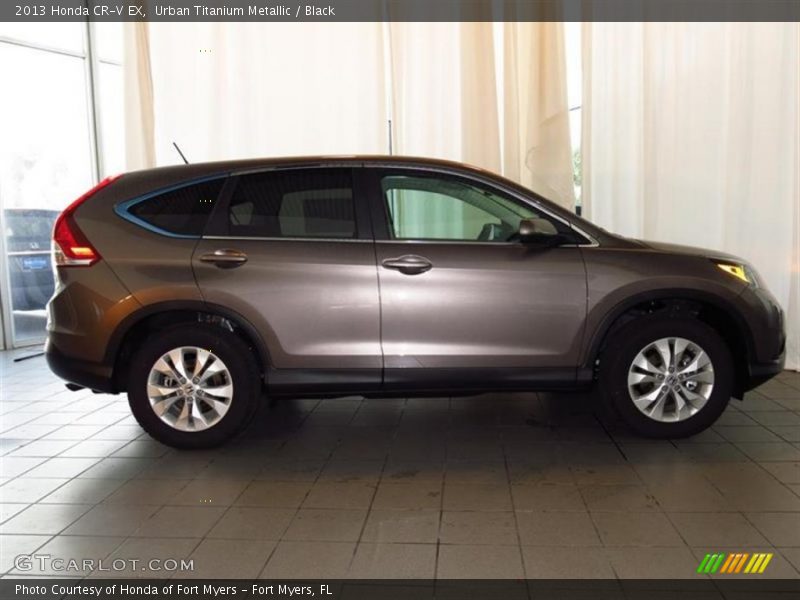 Urban Titanium Metallic / Black 2013 Honda CR-V EX