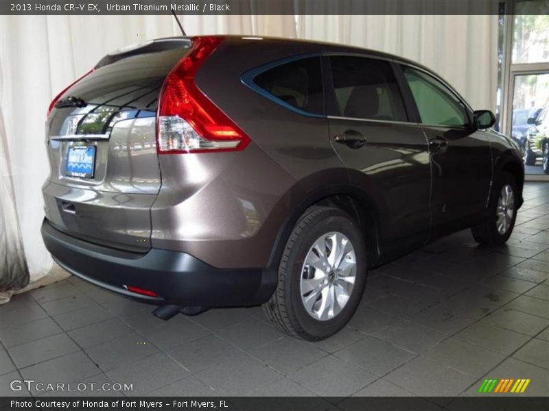 Urban Titanium Metallic / Black 2013 Honda CR-V EX