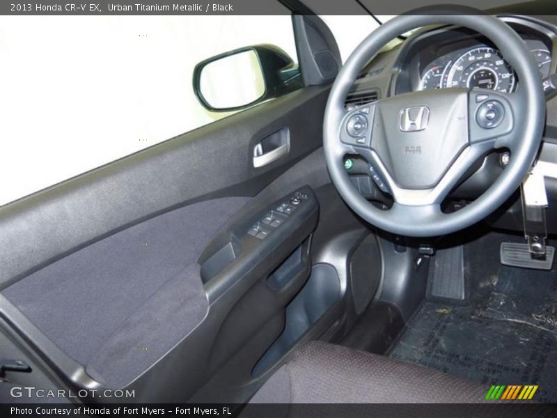Urban Titanium Metallic / Black 2013 Honda CR-V EX