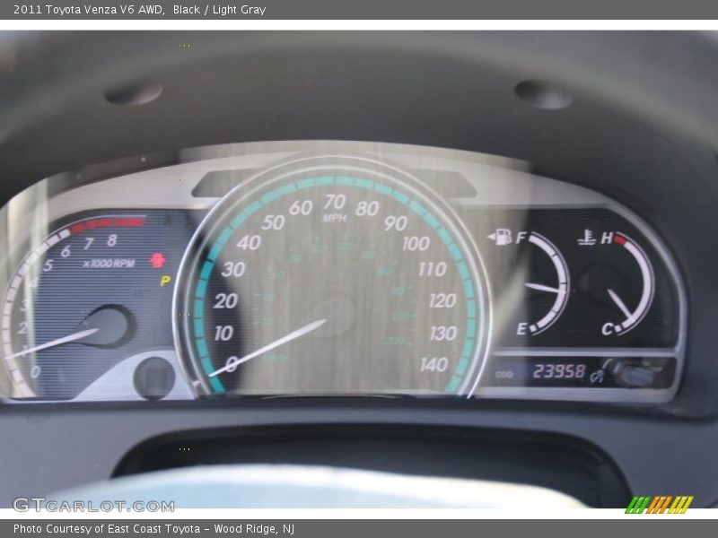 Black / Light Gray 2011 Toyota Venza V6 AWD