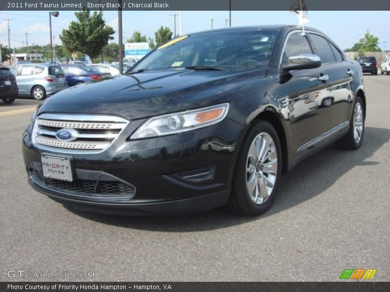Ebony Black / Charcoal Black 2011 Ford Taurus Limited