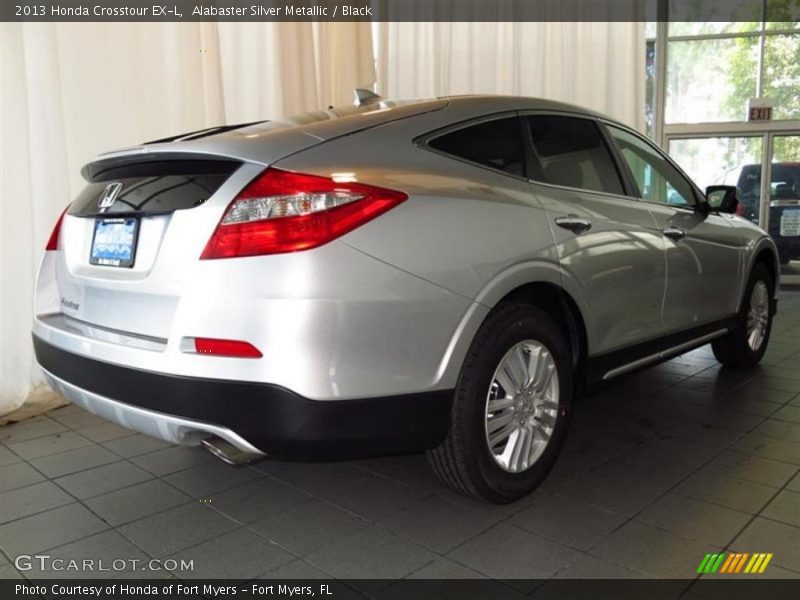 Alabaster Silver Metallic / Black 2013 Honda Crosstour EX-L