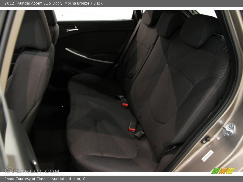 Mocha Bronze / Black 2012 Hyundai Accent SE 5 Door