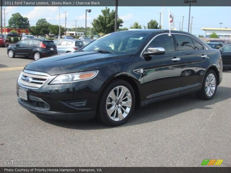Ebony Black / Charcoal Black 2011 Ford Taurus Limited