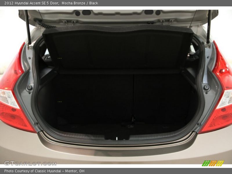Mocha Bronze / Black 2012 Hyundai Accent SE 5 Door