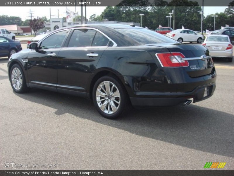 Ebony Black / Charcoal Black 2011 Ford Taurus Limited