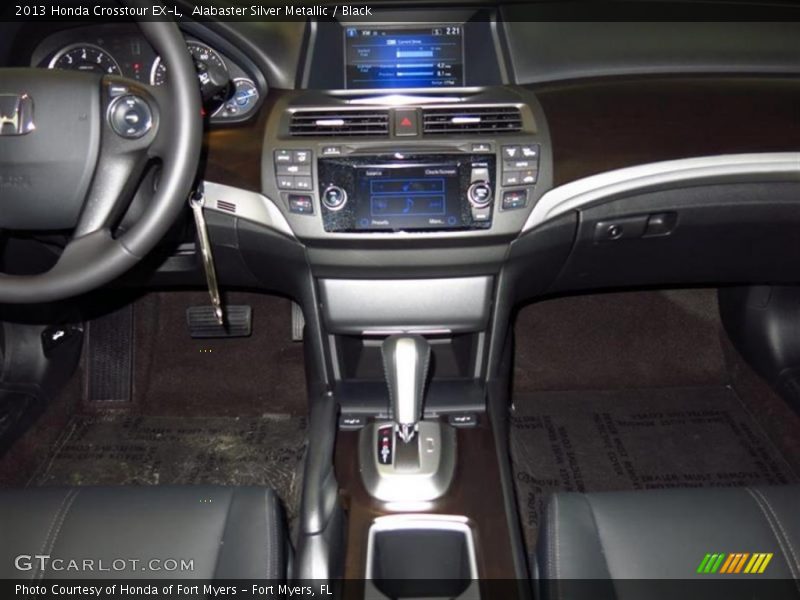 Alabaster Silver Metallic / Black 2013 Honda Crosstour EX-L