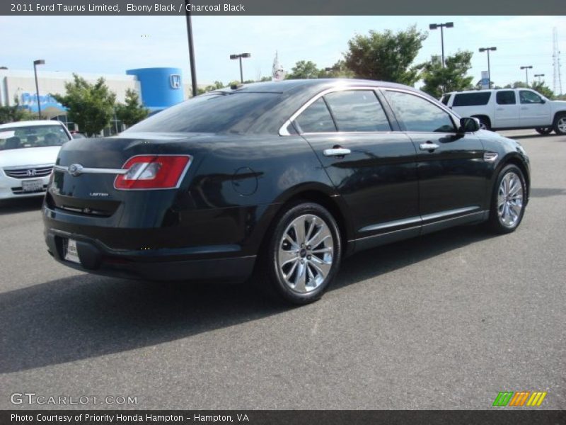 Ebony Black / Charcoal Black 2011 Ford Taurus Limited