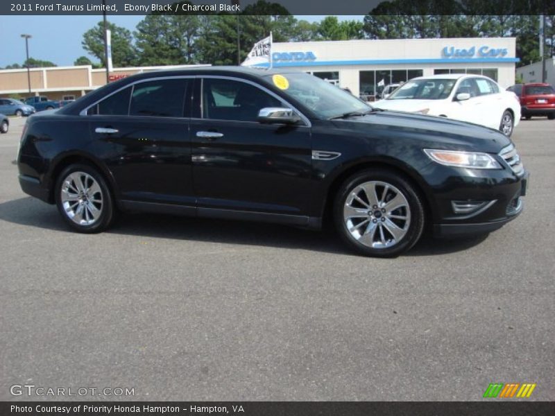 Ebony Black / Charcoal Black 2011 Ford Taurus Limited
