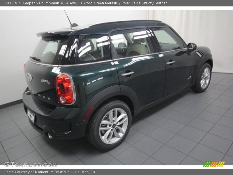 Oxford Green Metallic / Polar Beige Gravity Leather 2013 Mini Cooper S Countryman ALL4 AWD