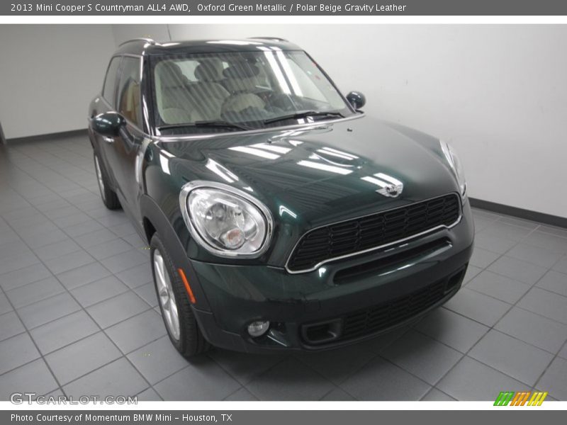 Oxford Green Metallic / Polar Beige Gravity Leather 2013 Mini Cooper S Countryman ALL4 AWD