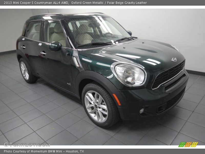 Oxford Green Metallic / Polar Beige Gravity Leather 2013 Mini Cooper S Countryman ALL4 AWD