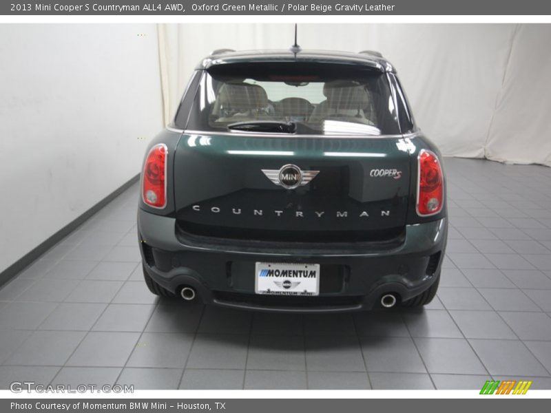 Oxford Green Metallic / Polar Beige Gravity Leather 2013 Mini Cooper S Countryman ALL4 AWD