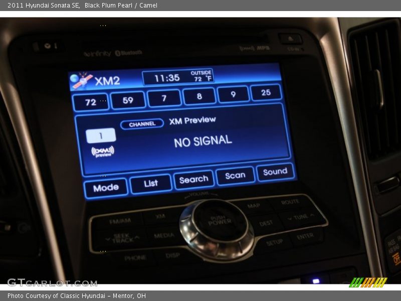 Black Plum Pearl / Camel 2011 Hyundai Sonata SE