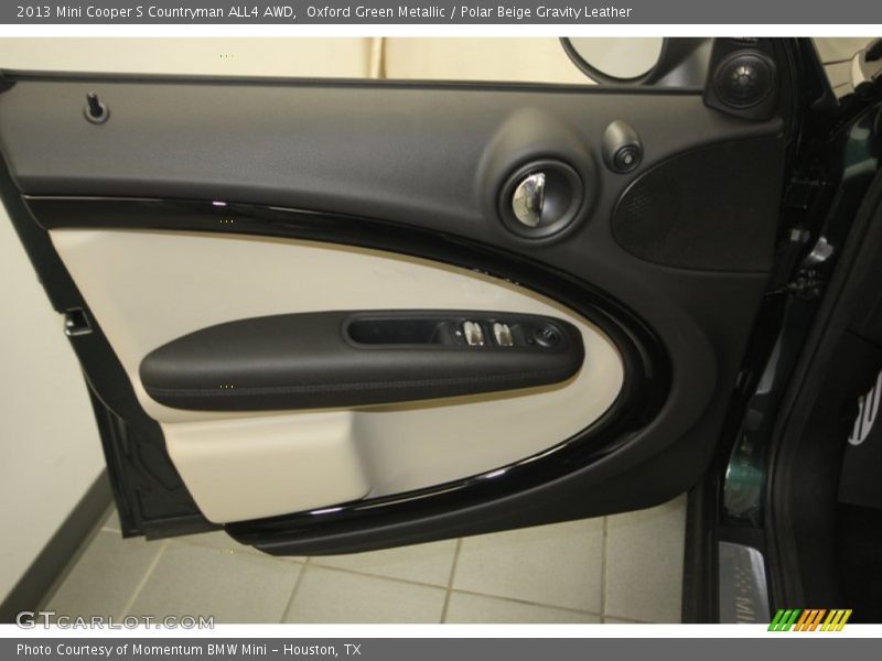Oxford Green Metallic / Polar Beige Gravity Leather 2013 Mini Cooper S Countryman ALL4 AWD