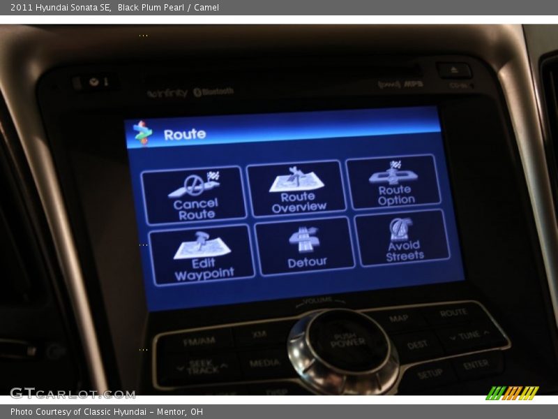 Black Plum Pearl / Camel 2011 Hyundai Sonata SE