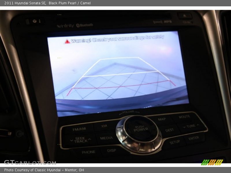 Black Plum Pearl / Camel 2011 Hyundai Sonata SE