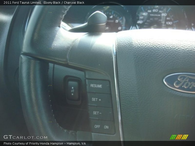 Ebony Black / Charcoal Black 2011 Ford Taurus Limited