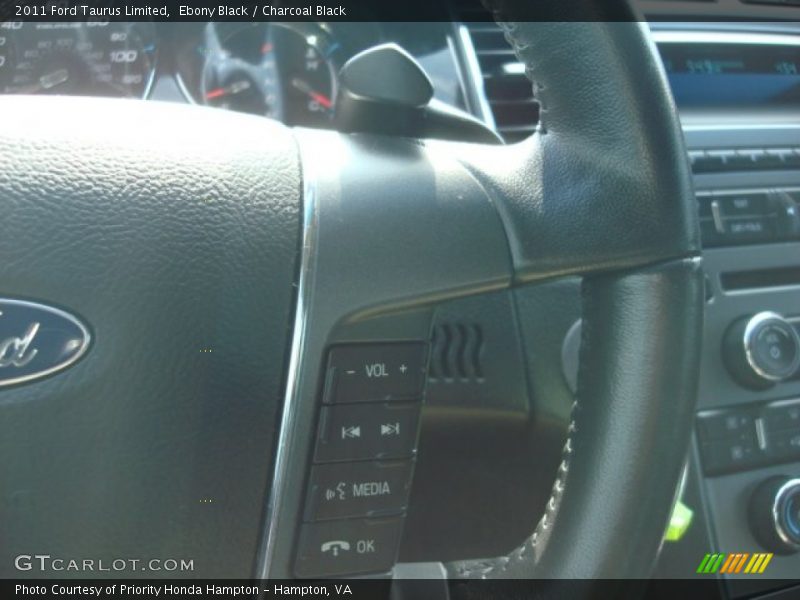 Ebony Black / Charcoal Black 2011 Ford Taurus Limited