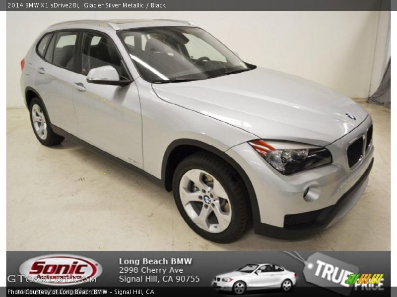 Glacier Silver Metallic / Black 2014 BMW X1 sDrive28i
