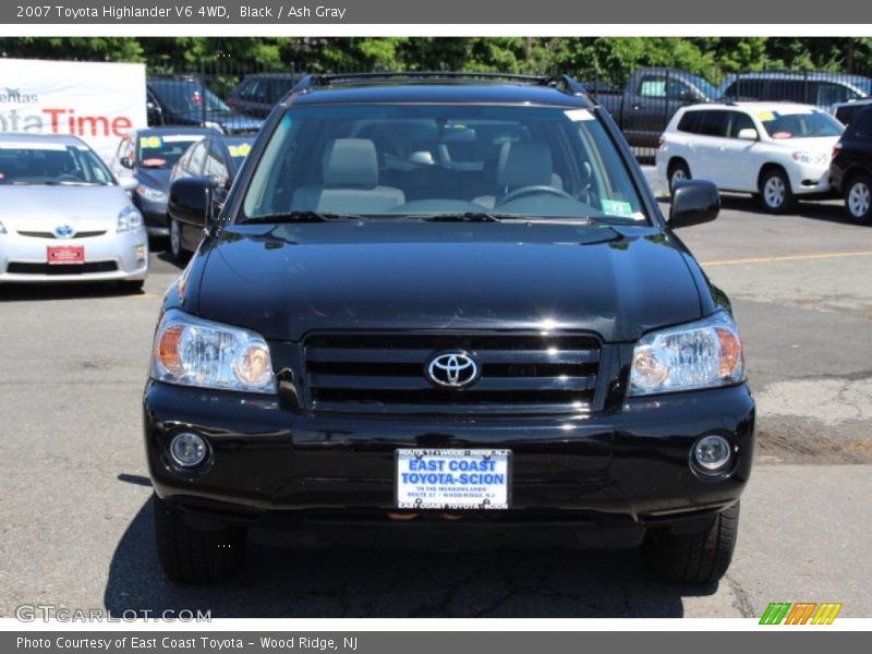 Black / Ash Gray 2007 Toyota Highlander V6 4WD
