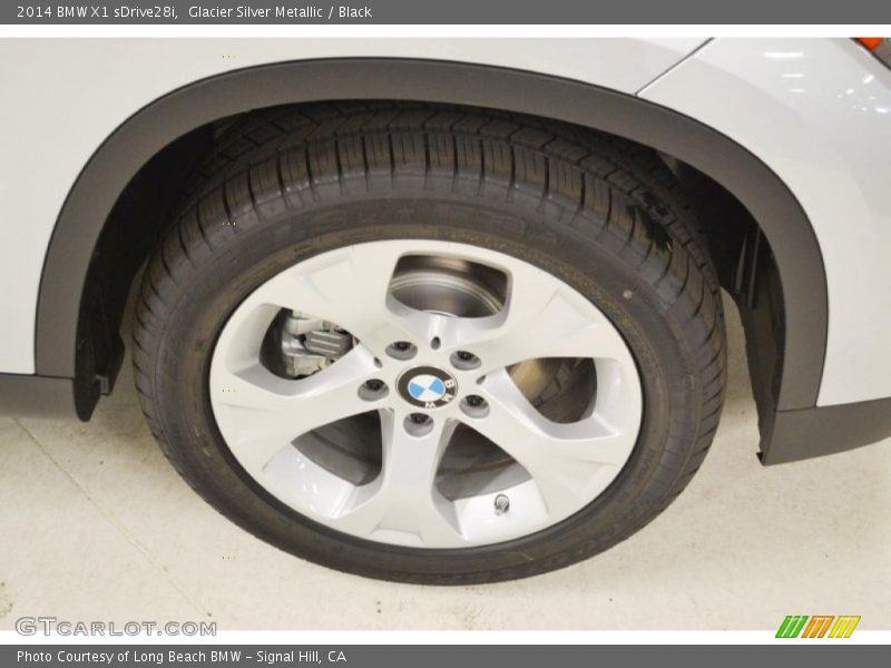 Glacier Silver Metallic / Black 2014 BMW X1 sDrive28i