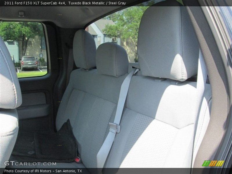 Tuxedo Black Metallic / Steel Gray 2011 Ford F150 XLT SuperCab 4x4