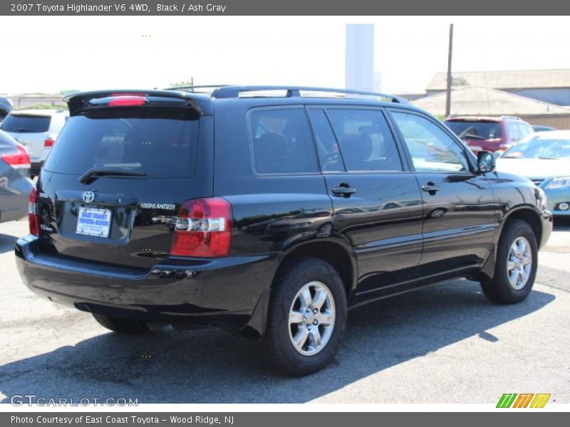 Black / Ash Gray 2007 Toyota Highlander V6 4WD