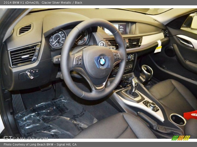 Glacier Silver Metallic / Black 2014 BMW X1 sDrive28i