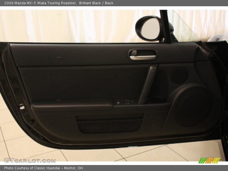 Brilliant Black / Black 2009 Mazda MX-5 Miata Touring Roadster