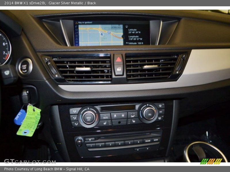 Glacier Silver Metallic / Black 2014 BMW X1 sDrive28i