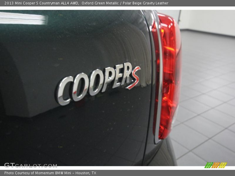 Oxford Green Metallic / Polar Beige Gravity Leather 2013 Mini Cooper S Countryman ALL4 AWD