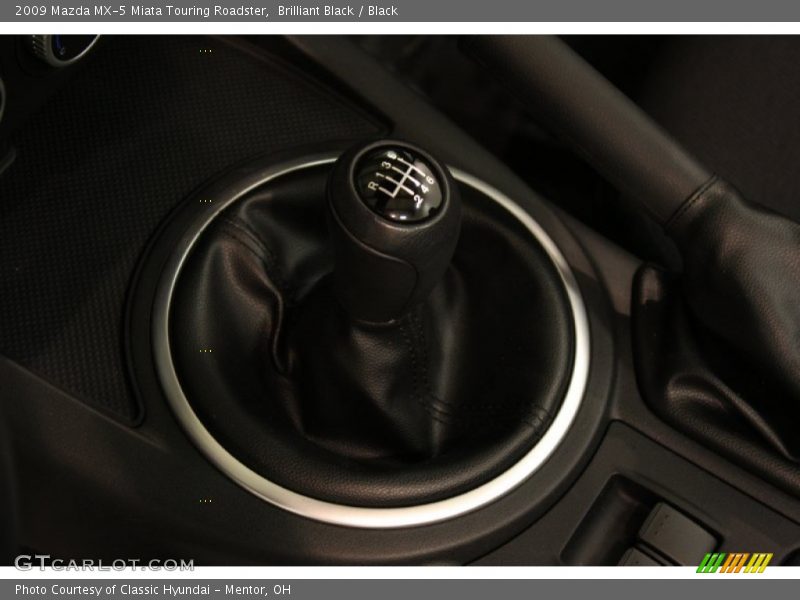 Brilliant Black / Black 2009 Mazda MX-5 Miata Touring Roadster