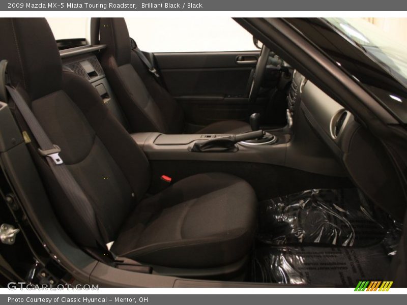 Brilliant Black / Black 2009 Mazda MX-5 Miata Touring Roadster