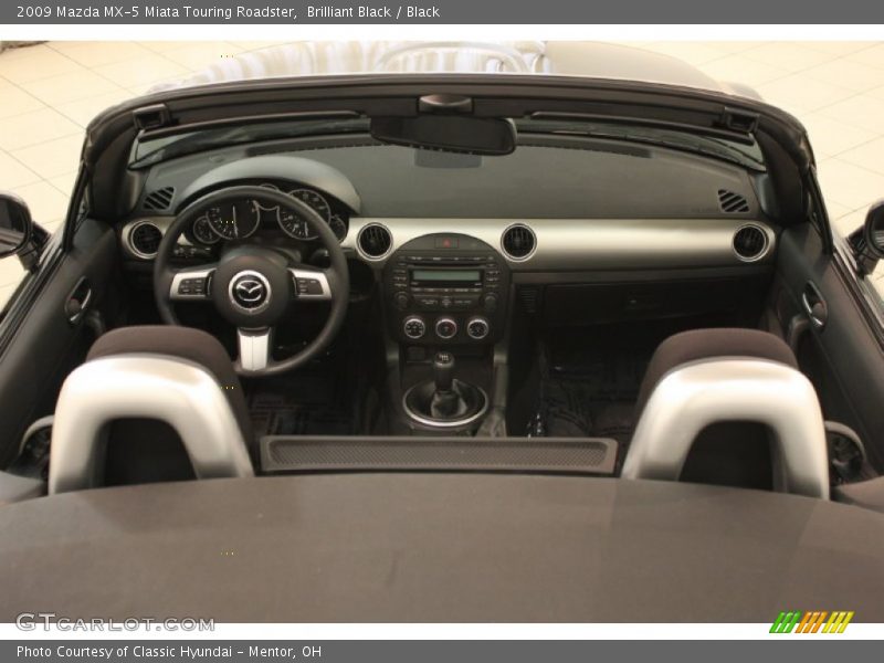 Brilliant Black / Black 2009 Mazda MX-5 Miata Touring Roadster